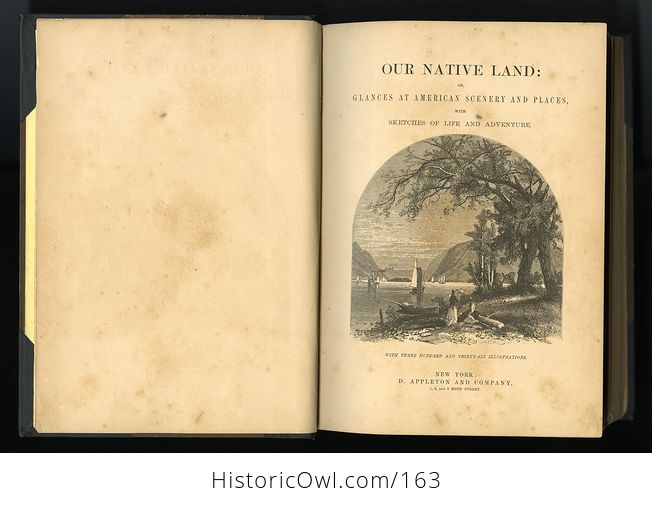 Antique Illustrated Book Our Native Land or Glances at American Scenery and Places with Sketches of Life and Adventure 1882 - #ccxJT3sWTNs-4