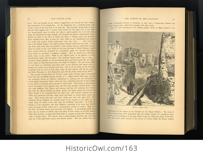 Antique Illustrated Book Our Native Land or Glances at American Scenery and Places with Sketches of Life and Adventure 1882 - #ccxJT3sWTNs-9
