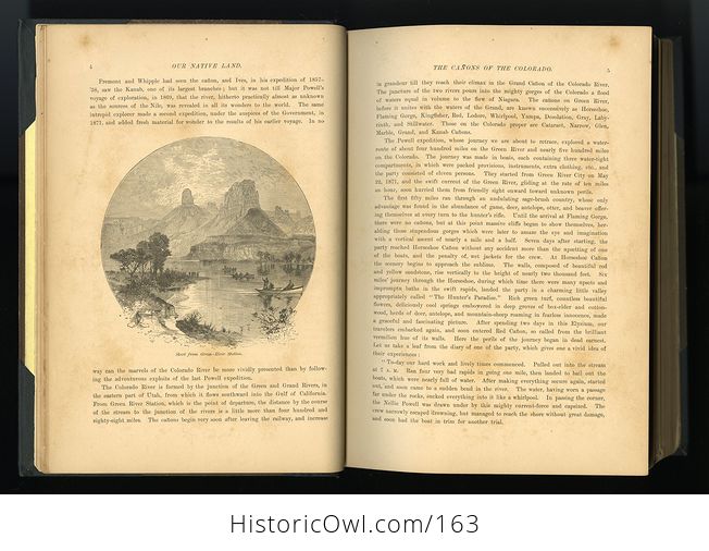 Antique Illustrated Book Our Native Land or Glances at American Scenery and Places with Sketches of Life and Adventure 1882 - #ccxJT3sWTNs-7