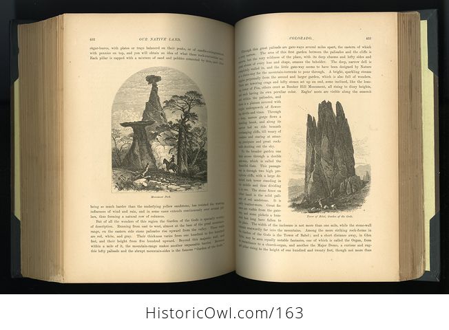 Antique Illustrated Book Our Native Land or Glances at American Scenery and Places with Sketches of Life and Adventure 1882 - #ccxJT3sWTNs-2