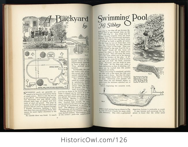 Antique Illustrated Book Outdoor Sports the Year Round by the Popular Mechanics Press C1930 - #2WHDuzbcyxc-4