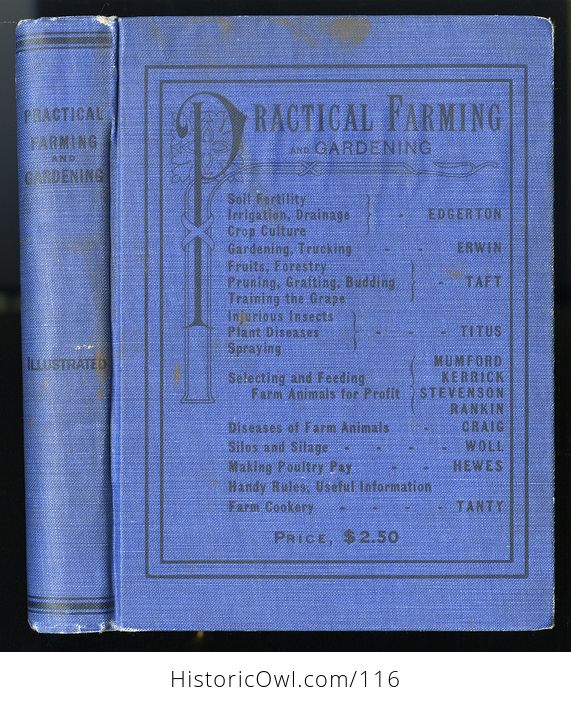 Antique Illustrated Book Practical Farming and Gardening Edited by Willis Macgerald C1914 - #lPntJyOKKt0-1