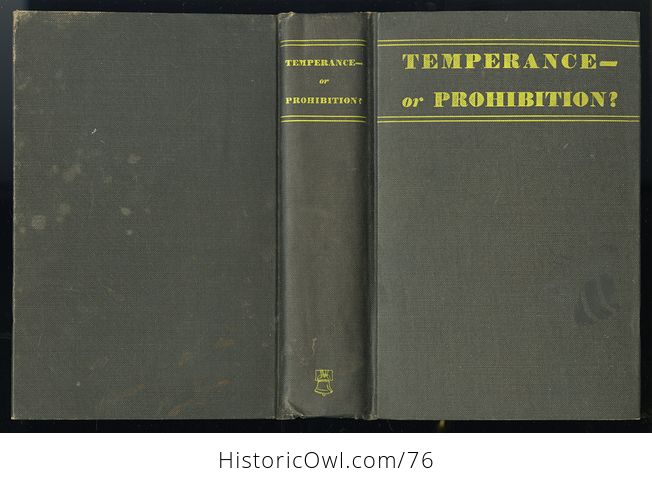 Antique Illustrated Book Temperance or Prohibition C1929 - #LSDlmO9i3lI-2