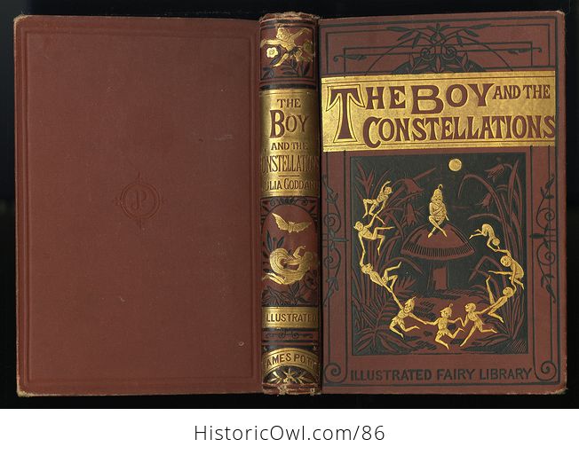 Antique Illustrated Book the Boy and the Constellations by Julia Goddard C1885 - #n5wytjsNFYs-9