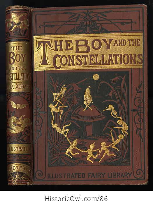 Antique Illustrated Book the Boy and the Constellations by Julia Goddard C1885 - #n5wytjsNFYs-1