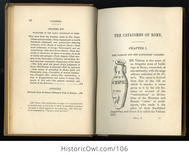 Antique Illustrated Book the Catacombs of Rome by the American Sunday School Union C1854 - #kLTwbpGmeeY-6