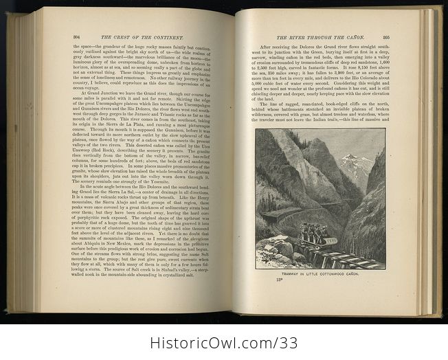 Antique Illustrated Book the Crest of the Continent by Ernest Ingersoll C1885 - #NaLKpOaOCCQ-4