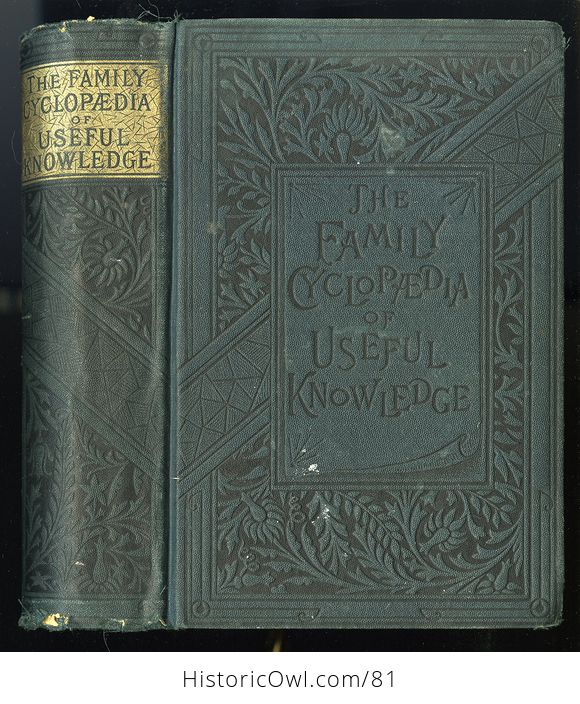 Antique Illustrated Book the Family Cyclopedia of Useful Knowledge by Fm Lupton C1885 - #bCBgKPb13L0-1