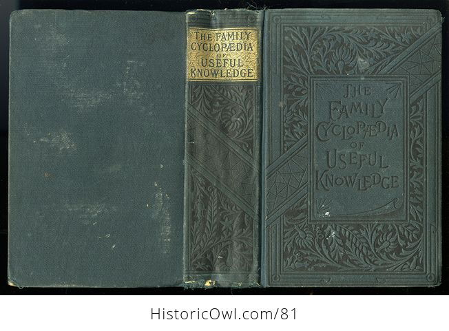 Antique Illustrated Book the Family Cyclopedia of Useful Knowledge by Fm Lupton C1885 - #bCBgKPb13L0-10