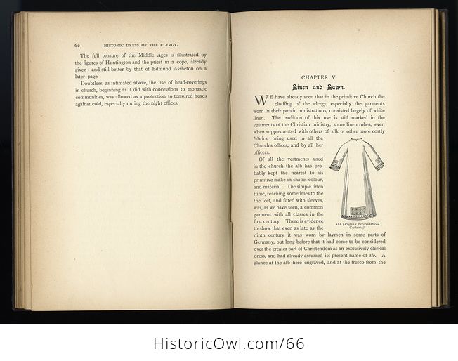Antique Illustrated Book the Historic Dress of the Clergy by Geo S Tyack C 1897 - #SeCY0CoyWi8-3