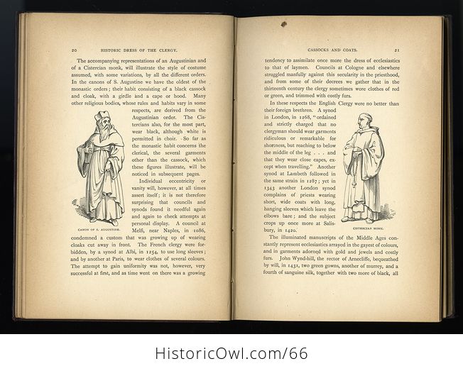 Antique Illustrated Book the Historic Dress of the Clergy by Geo S Tyack C 1897 - #SeCY0CoyWi8-5