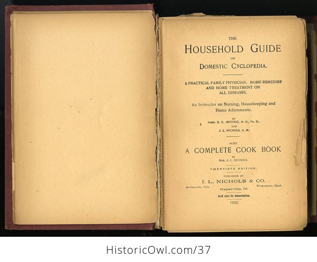 Antique Illustrated Book the Household Guide or Domestic Cyclopedia C1900 - #7vzXZ6NnELs-7