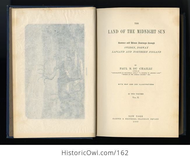 Antique Illustrated Book the Land of the Midnight Sun Summer and Winter Journeys Through Sweden Norway Lapland and Northern Finland by Paul B Du Chaillu C1882 - #z3Lmjy0jhXE-17