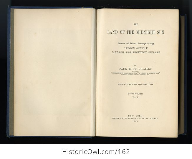 Antique Illustrated Book the Land of the Midnight Sun Summer and Winter Journeys Through Sweden Norway Lapland and Northern Finland by Paul B Du Chaillu C1882 - #z3Lmjy0jhXE-19