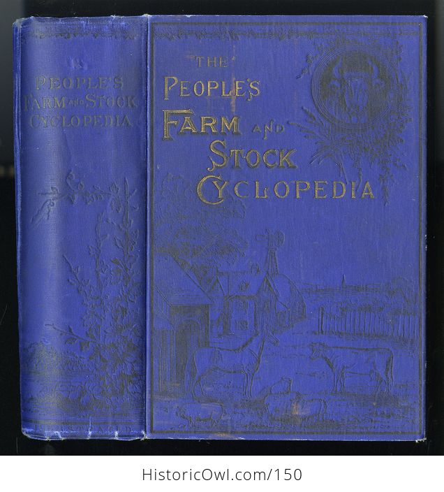 Antique Illustrated Book the Peoples Farm and Stock Cyclopedia by Waldo F Brown C1884 - #L9M9jRKklME-1