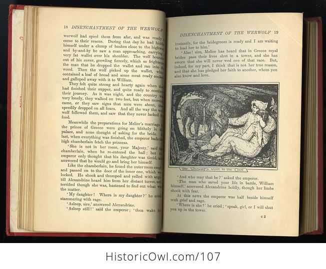 Antique Illustrated Book the Red Romance Book by Andrew Lang C1905 - #ioqx89bveqg-7