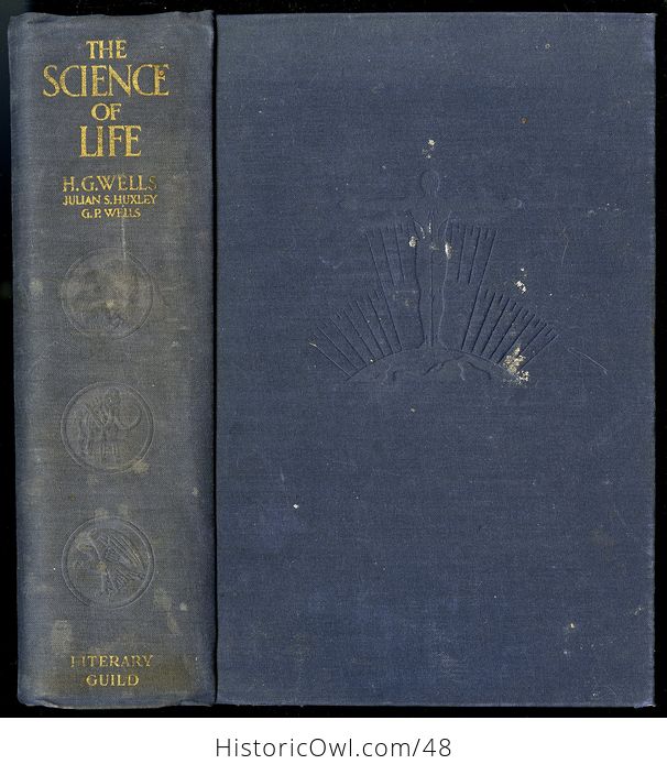 Antique Illustrated Book the Science of Life by H G Wells C1934 - #jx9rVNmDljw-1