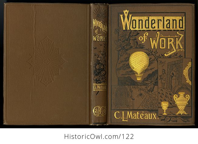 Antique Illustrated Book the Wonderland of Work by C L Mateaux C1870 - #98a21ZqVZ98-6