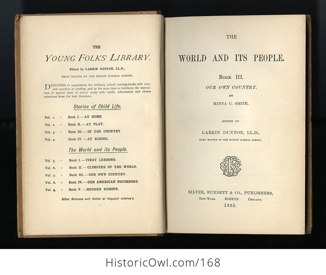 Antique Illustrated Book the World and Its People Book Iii Our Own Country by Minna C Smith C1895 - #lGQHmwAbDpo-9