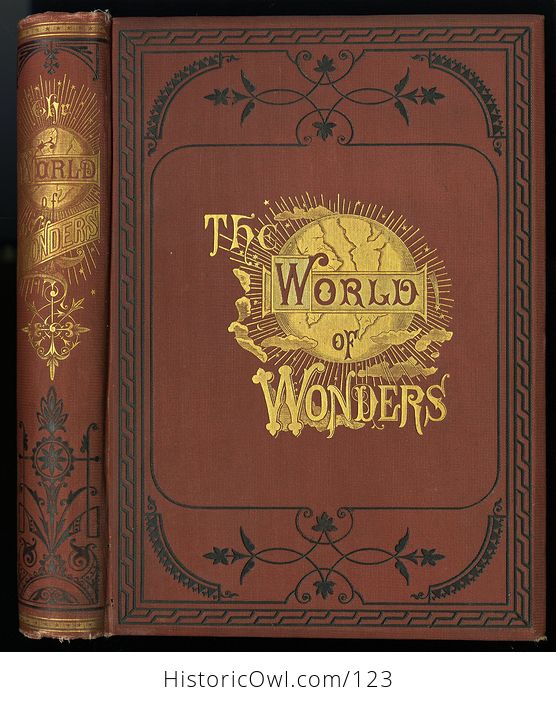 Antique Illustrated Book the World of Wonders a Record of Things Wonderful in Nature Science and Art C1873 - #OozzCx1Xyvw-1