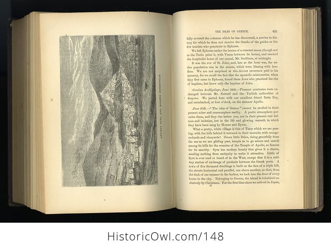 Antique Illustrated Book William H Sewards Travels Around the World C1873 First Edition - #X3EF1kBAuq4-3