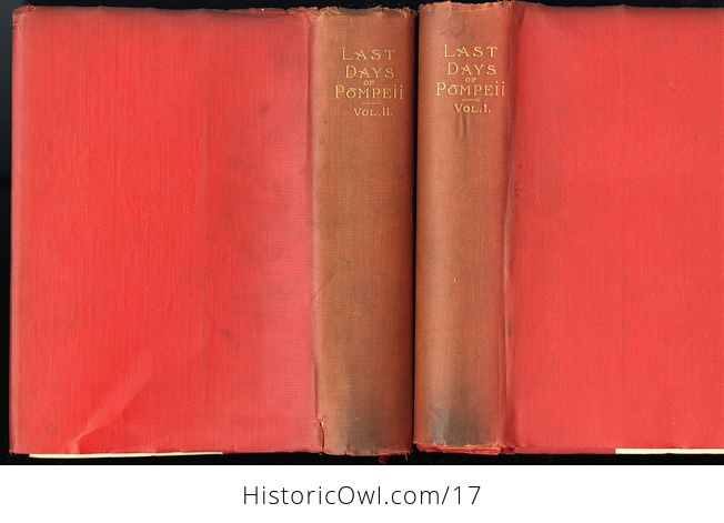 Antique Illustrated Books the Last Days of Pompeii by Edward Bulwer Lytton C 1891 2 Volumes - #7fX9SmZvWYA-10