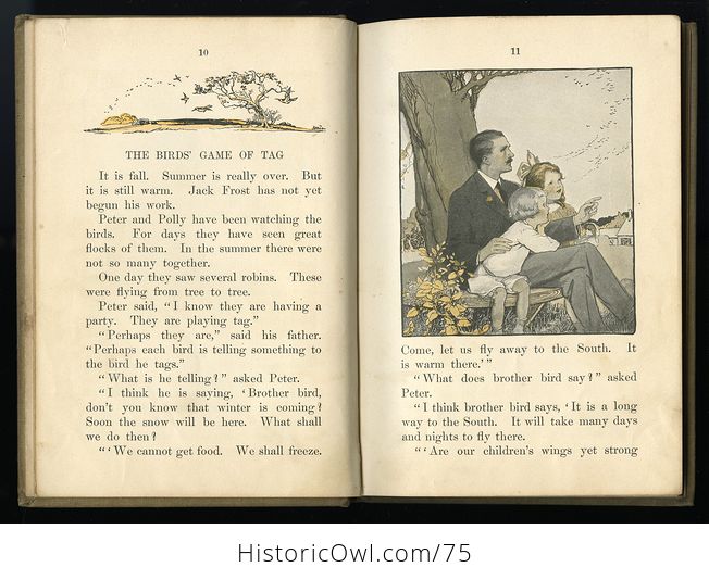 Antique Illustrated Childrens Book Peter and Polly in Winter by Rose Lucia C 1914 - #twCTp5Dv3hU-5
