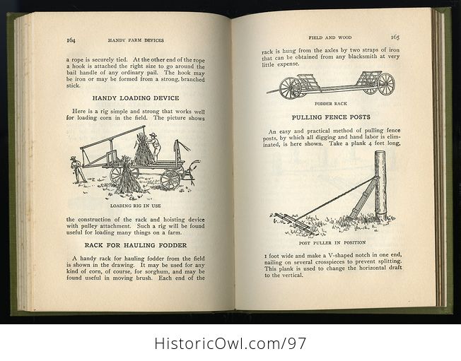 Antique Illustrated Homesteading Book Handy Farm Devices and How to Make Them by Rolfe Cobleigh C1912 - #dAI72wj8VEE-8