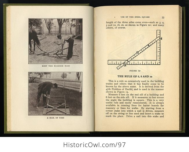 Antique Illustrated Homesteading Book Handy Farm Devices and How to Make Them by Rolfe Cobleigh C1912 - #dAI72wj8VEE-5