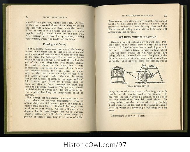 Antique Illustrated Homesteading Book Handy Farm Devices and How to Make Them by Rolfe Cobleigh C1912 - #dAI72wj8VEE-6
