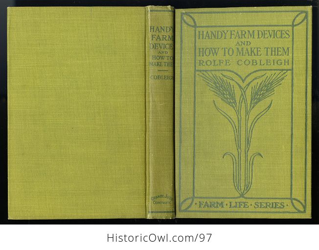 Antique Illustrated Homesteading Book Handy Farm Devices and How to Make Them by Rolfe Cobleigh C1912 - #dAI72wj8VEE-10