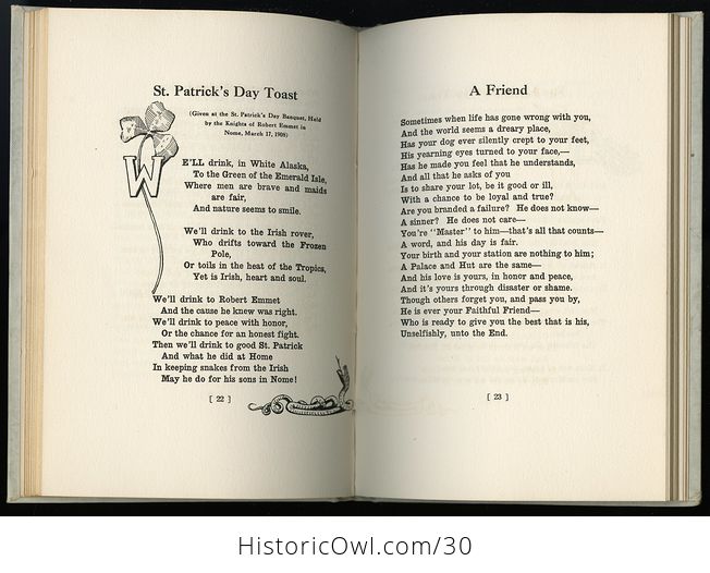 Antique Illustrated Poetry Book up in Alaska by Esther Birdsall Darling C 1912 - #afKf3csfUt8-3