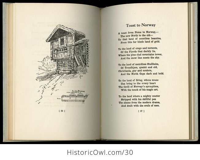 Antique Illustrated Poetry Book up in Alaska by Esther Birdsall Darling C 1912 - #afKf3csfUt8-4