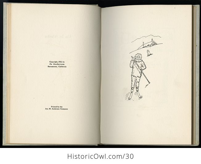 Antique Illustrated Poetry Book up in Alaska by Esther Birdsall Darling C 1912 - #afKf3csfUt8-10