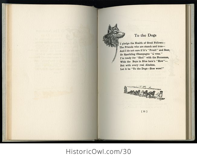 Antique Illustrated Poetry Book up in Alaska by Esther Birdsall Darling C 1912 - #afKf3csfUt8-8