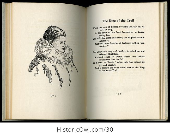 Antique Illustrated Poetry Book up in Alaska by Esther Birdsall Darling C 1912 - #afKf3csfUt8-6