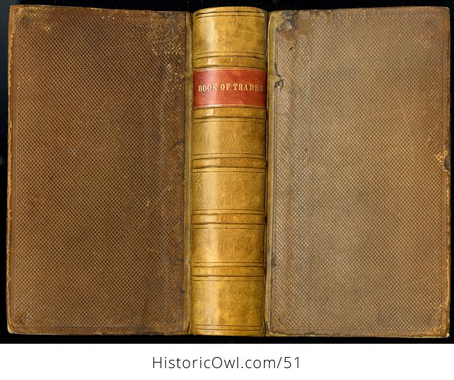 Antique Illustrated the Book of English Trades and Library of the Useful Arts - #AEtGowE40XY-2
