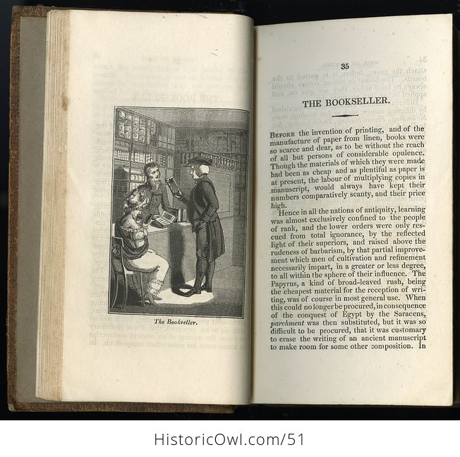 Antique Illustrated the Book of English Trades and Library of the Useful Arts - #AEtGowE40XY-6