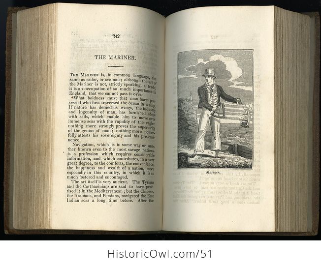Antique Illustrated the Book of English Trades and Library of the Useful Arts - #AEtGowE40XY-9