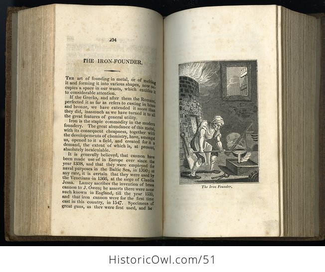 Antique Illustrated the Book of English Trades and Library of the Useful Arts - #AEtGowE40XY-8
