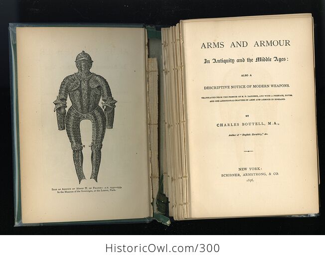 Arms and Armour in Antiquity and the Middle Ages by Charles Boutell C1876 - #kfwvH9NSW8M-3