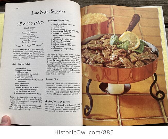 Best Buffets Cook Book by Better Homes and Gardens C1974 - #0sRfNWhGyqA-9