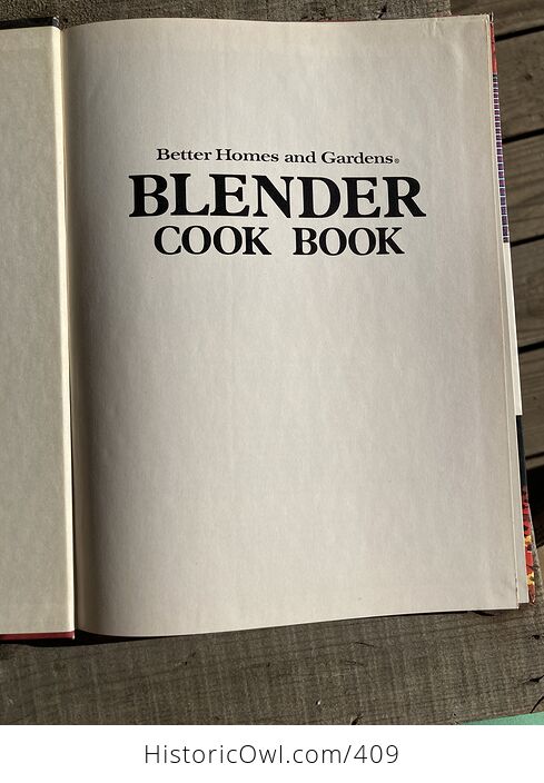 Better Homes and Gardens Blender Cook Book C1971 - #kc9MJued7vE-3