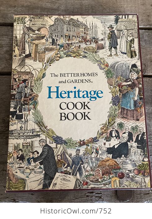Better Homes and Gardens Heritage Cook Book and Sleeve C1975 First Edition - #h7pt8zC97N0-2