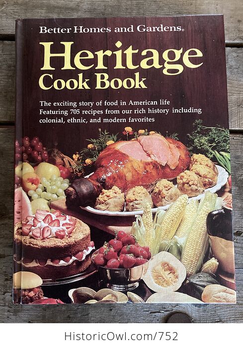 Better Homes and Gardens Heritage Cook Book and Sleeve C1975 First Edition - #h7pt8zC97N0-3