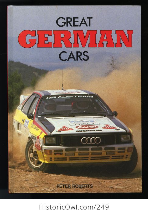 Book Great German Cars by Peter Roberts C1985 - #bpvfpp9ftIA-3
