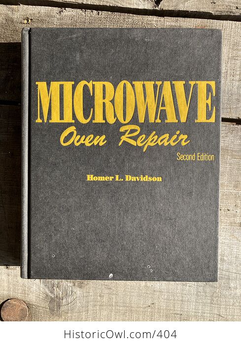 Book Microwave Oven Repair Second Edition by Homer L Davidson - #hJ5gN9NykaM-1