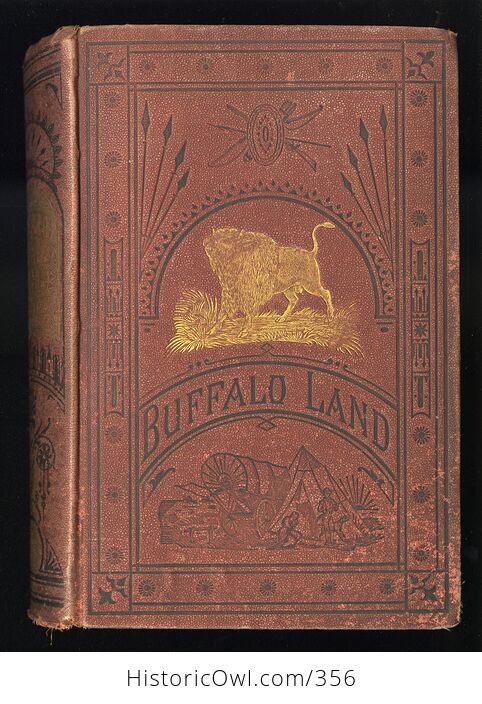 Buffalo Land an Authentic Account of the Discoveries Adventures and Mishaps of a Scientific and Sporting Party in the Wild West by W E Webb C1872 - #gIDsBTy9PQY-1