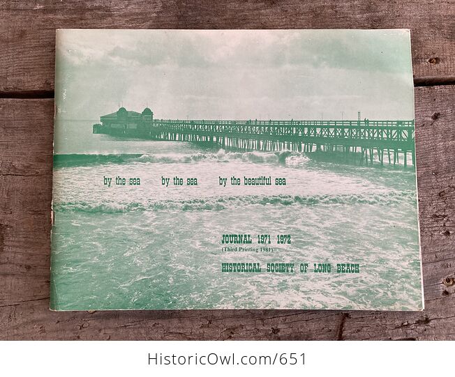 By the Sea by the Sea by the Beautiful Sea Journal 1971 1972 Third Printing 1982 Historical Society of Long Beach Photo Book - #XdynfJHehi4-1
