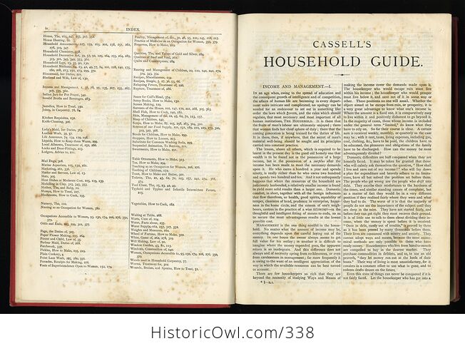 Cassells Household Guide to Every Department of Practical Life Being a Complete Encyclopedia of Domestic and Social Economy in Four Volumes - #lmCbyaxB1Ss-11